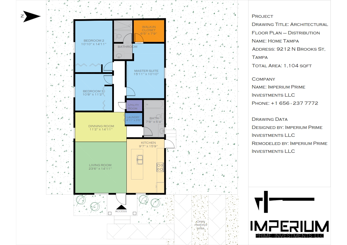 4.Site Area Plan, 9212 Tampa_001 9212 North Brooks Street – Tampa, FL 33612
